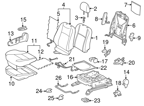 ELECTRICAL/HEATED SEATS for 2014 Toyota Prius C #1