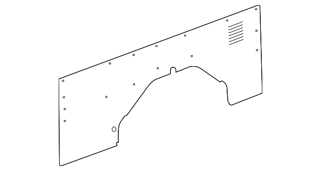 CK4Z-6131012-HB Деталь FRONT TRIM, RIGHT