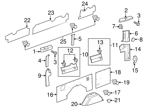 Body/Interior Trim - Side Panel for 2015 Ford Transit-350 HD #12