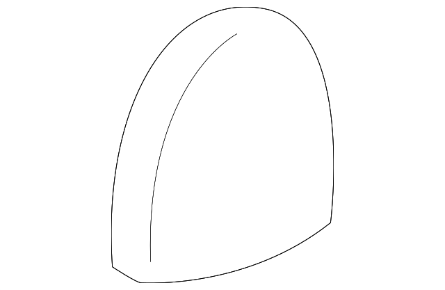 BK3Z-61237W10-AA Деталь REAR PILLAR TRIM CAP, RIGHT