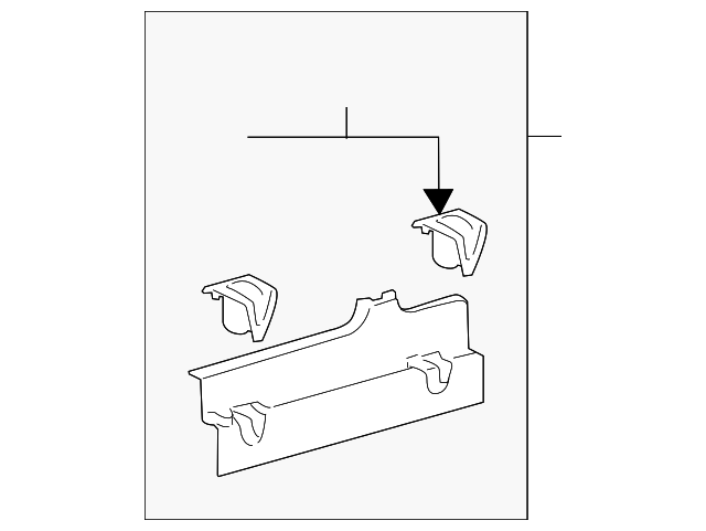 CK4Z-61311A58-BA Деталь CENTER MOLDING, RIGHT