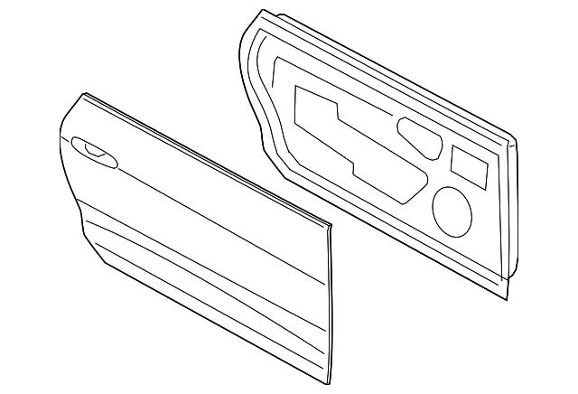 FR3Z-6320124-A Деталь DOOR SHELL, RIGHT
