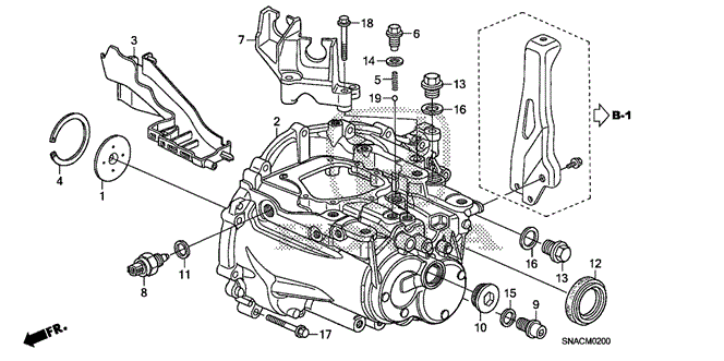 TRANSMISSION - MANUAL/MT TRANSMISSION CASE (1.8L) for 2010 Honda CIVIC SEDAN #1