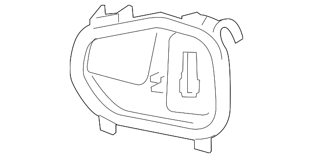 970-631-106-00 Деталь XENON BULB COVER, RIGHT