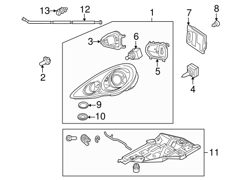 Panamera BULBS - CHASSIS