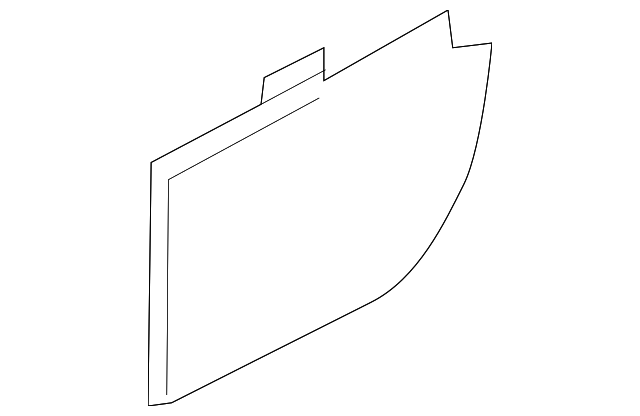 8A5Z-5422621-AG ESCUTCHEON, LEFT
