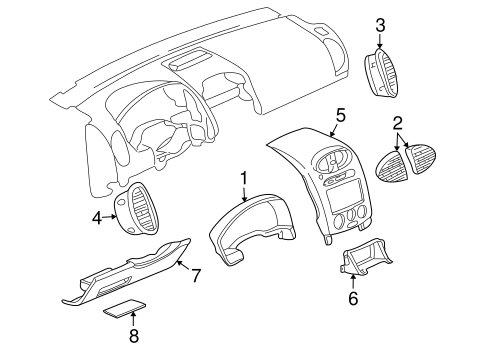 Vue INSTRUMENT PANEL COMPONENTS