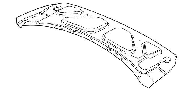 XR825181PED Деталь TRUNK LID TRIM