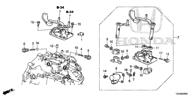 TRANSMISSION - MANUAL/MT SHIFT ARM for 2014 Honda ACCORD SEDAN #1
