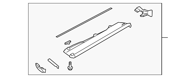 955-559-554-01-4W9 Деталь STONE GUARD, RIGHT