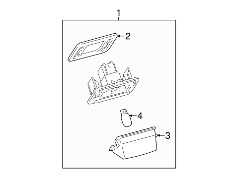 ELECTRICAL/LICENSE LAMPS for 2015 Toyota Avalon #1