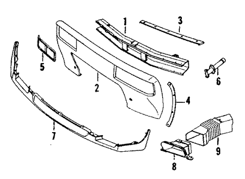 928 BUMPER & COMPONENTS - FRONT