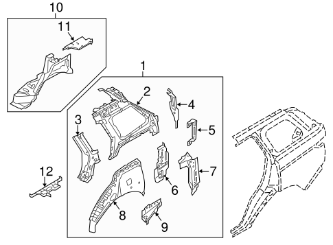 Range Rover Sport INNER COMPONENTS