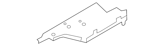 LR044183 Деталь FLOOR EXTN, RIGHT