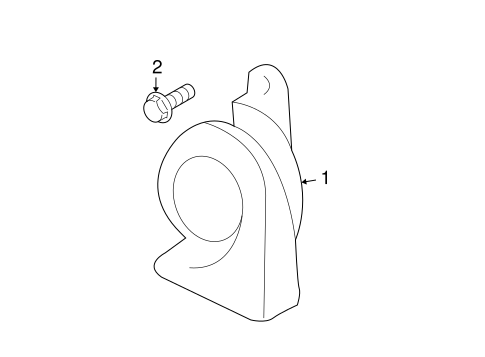 ELECTRICAL/HORN for 2005 Toyota Tundra #1