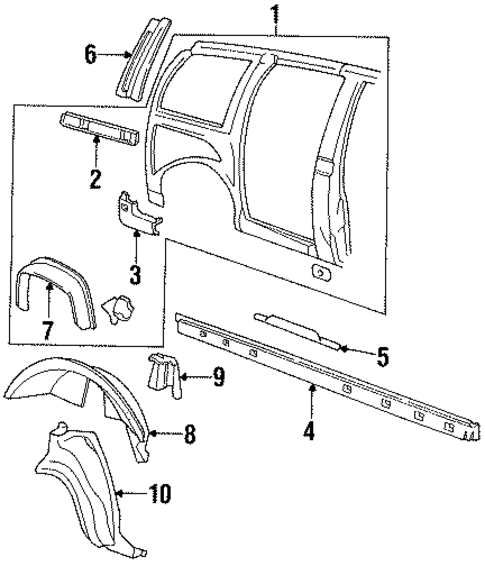 Lumina APV INNER COMPONENTS 2