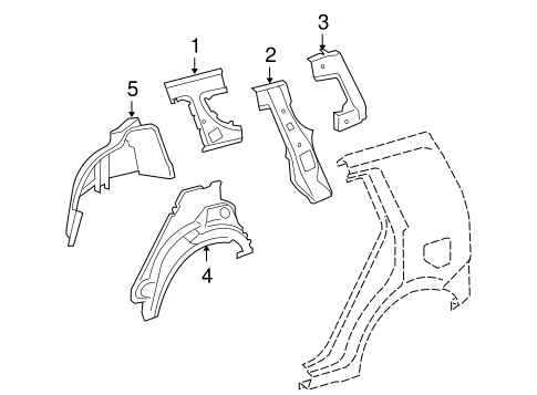 BODY/INNER STRUCTURE for 2008 Scion xB #1