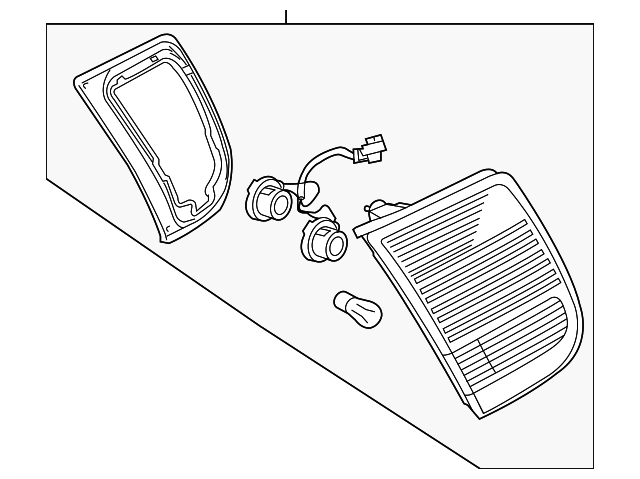 12777323 Деталь TAIL LAMP ASSY, LEFT