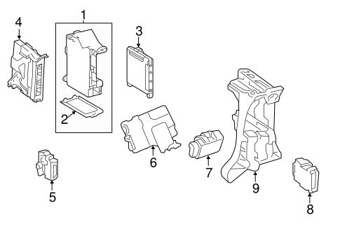 ELECTRICAL/HEADLAMP COMPONENTS for 2014 Toyota Avalon #3