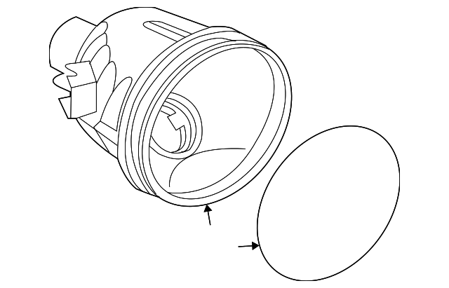 88972188 Деталь LENS & HOUSING, RIGHT