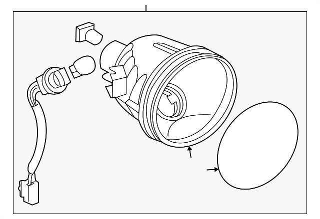 88969949 Деталь BACKUP LAMP ASSY, RIGHT