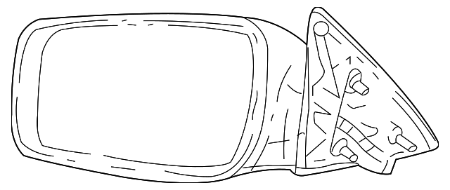 XW4Z-17682-PB Деталь MIRROR, RIGHT