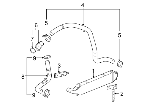 Cooling System/Intercooler for 2008 Chevrolet Cobalt #1