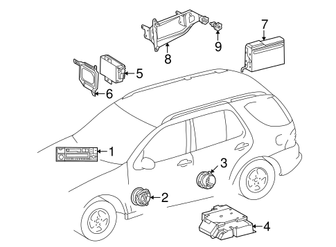 Sound System for 2003 Mercedes-Benz ML 350 #0