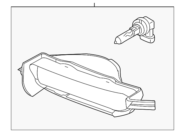 6W1Z-15201-A Деталь FOG LAMP ASSY