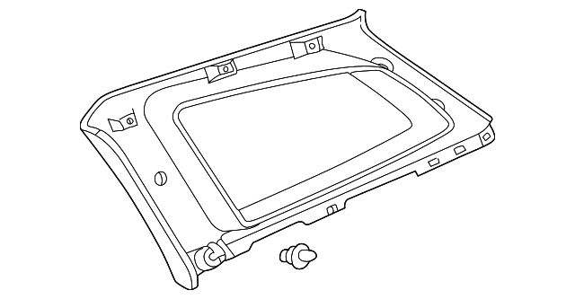 88973272 Деталь UPPER QTR TRIM, LEFT