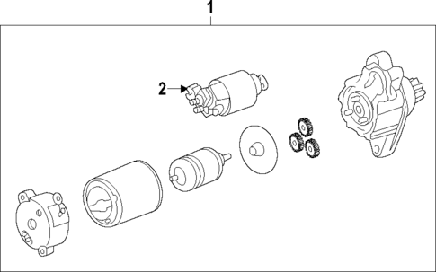 Starter for 2014 Scion tC #1