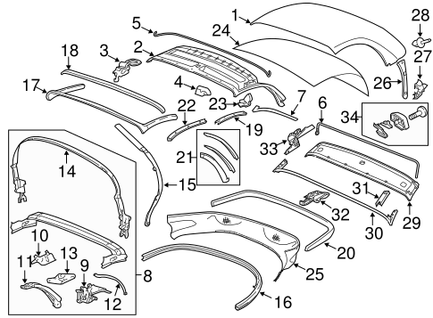 Boxster COVER & COMPONENTS