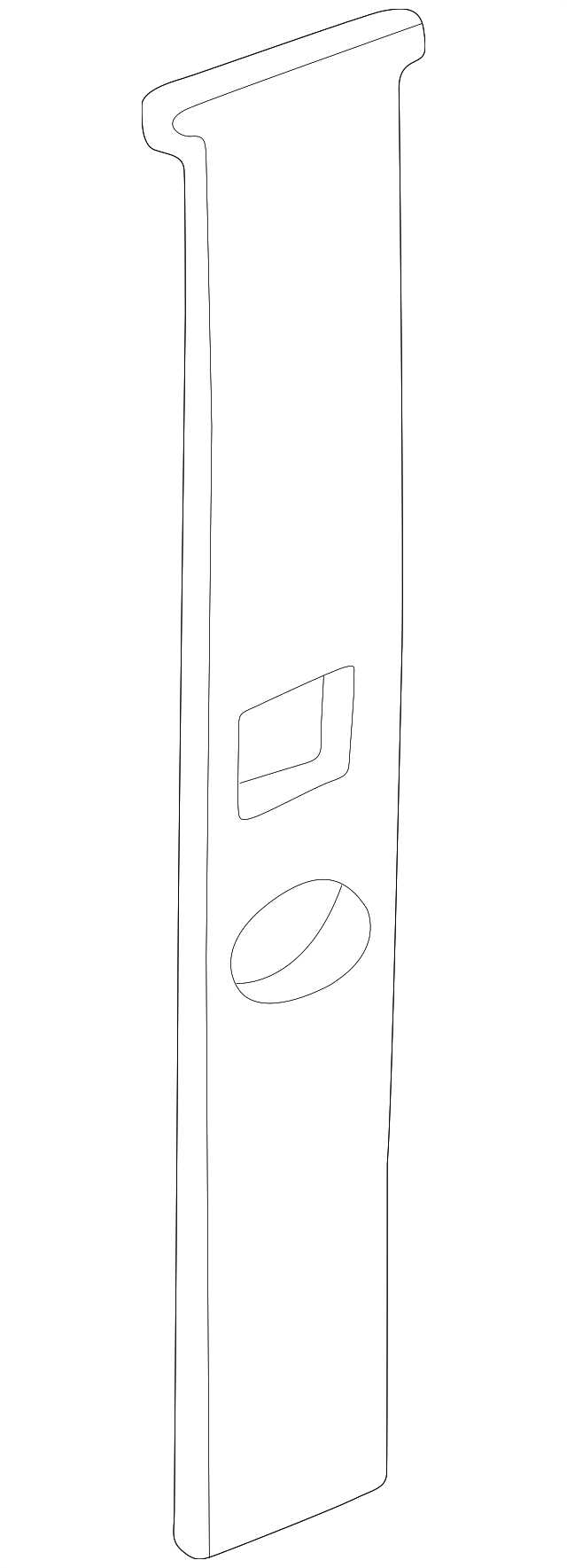 GJA2488ACLEG Деталь HEIGHT ADJUSTER SHIELD, RIGHT