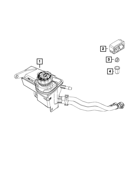 Brake Master Cylinder for 2015 Jeep Renegade #1