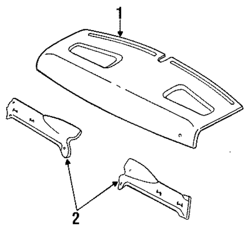 Mystique INTERIOR TRIM - REAR BODY 2
