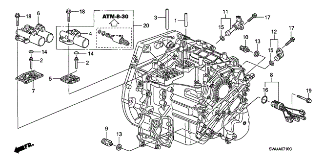 Transmission - Automatic/Solenoid for 2006 Honda CIVIC COUPE #1