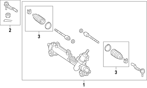 STEERING/STEERING GEAR & LINKAGE for 2011 Toyota Venza #1