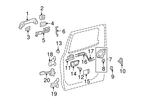 ELECTRICAL/REAR DOOR for 2013 Toyota Sequoia #2