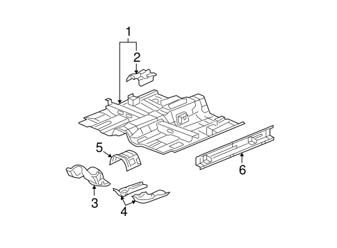 floor rails parts for 2005 chevrolet malibu floor rails parts for 2005 chevrolet malibu