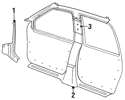 Taurus INTERIOR TRIM - PILLARS 2