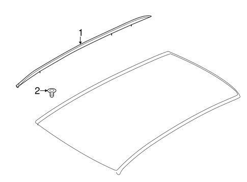 MKC EXTERIOR TRIM - ROOF