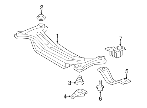 REAR SUSPENSION/SUSPENSION MOUNTING for 2016 Toyota Camry #1