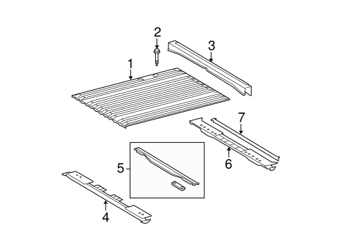 BODY/FLOOR - PICK UP BOX for 2013 Toyota Tundra #2