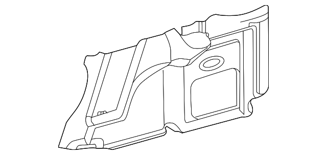 C2S35594 Деталь TRUNK TRIM PANEL, LEFT