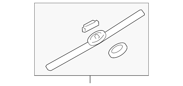 8E5Z-5442512-AA Деталь LICENSE MOLDING