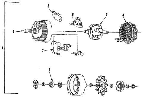 Alternator for 1998 Oldsmobile 88 #0