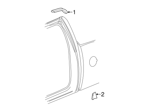 Silverado 2500 HD EXTERIOR TRIM - CAB 2