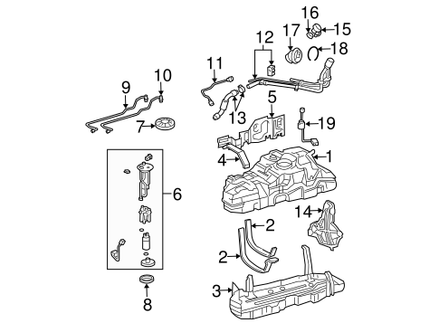 FUEL SYSTEM/FUEL SYSTEM COMPONENTS for 2007 Toyota 4Runner #1