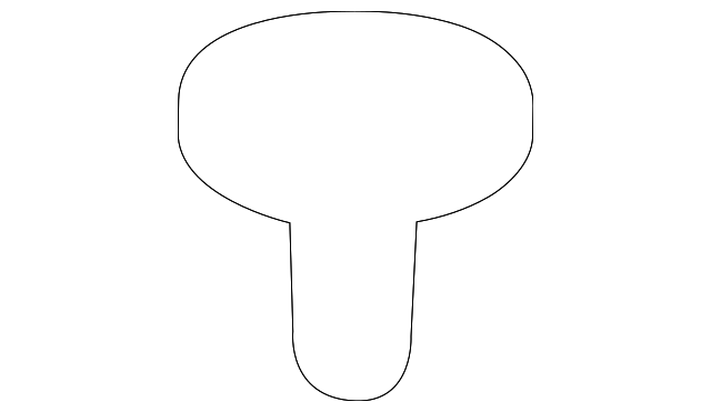 RYH500310 UNDERBODY SHIELD NUT, LEFT