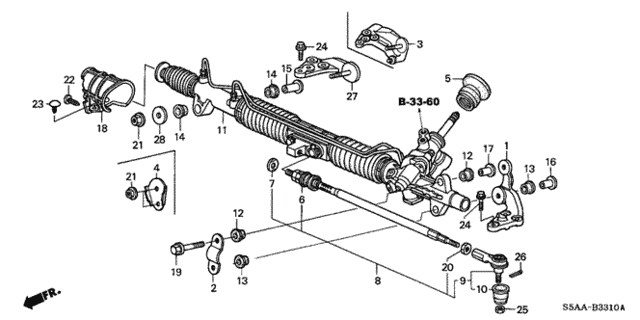 P.S. Gear Box for 2004 Honda Civic #0